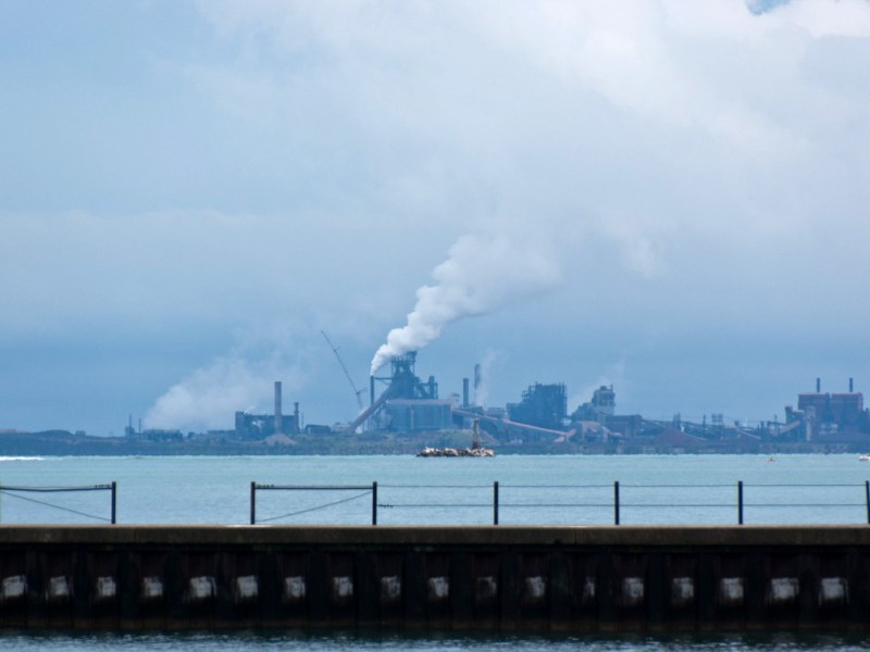 Steel mills near Chicago.